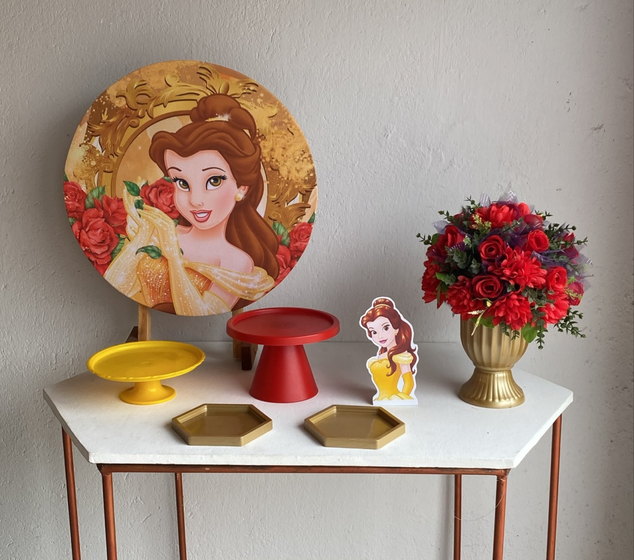 A Bela E A Fera Mini Kit 4 - Artes e Encantos locações