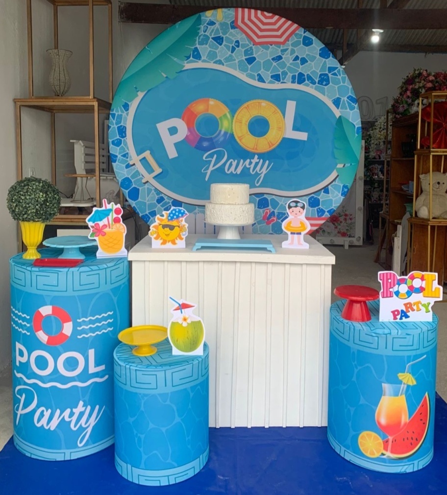 Pool Party Kit Ouro Plus 17 - Artes e Encantos locações