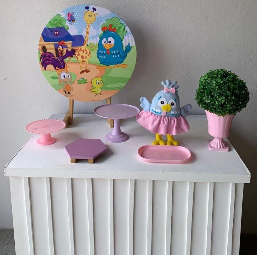 Galinha Pintadinha Mini Kit 15 - Artes e Encantos locações