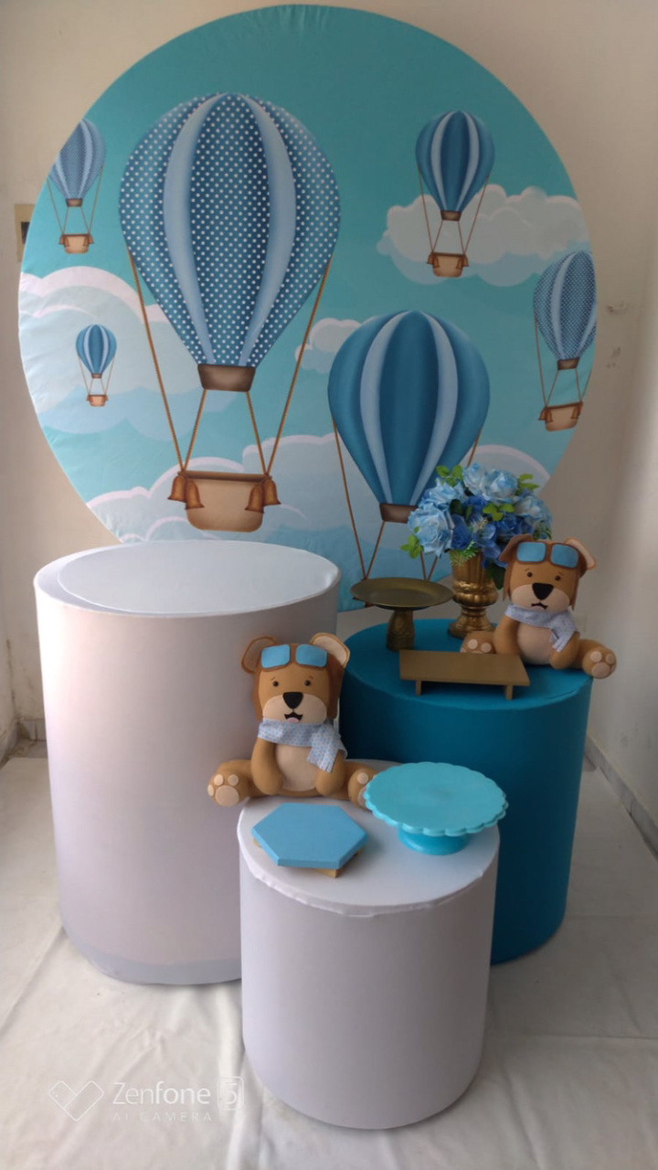 Ursinho Baloeiro Kit Prata - Artes e Encantos locações