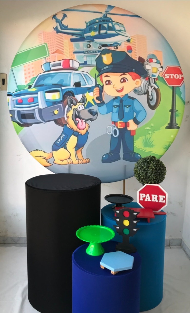 Policial Kit Prata - Artes e Encantos locações