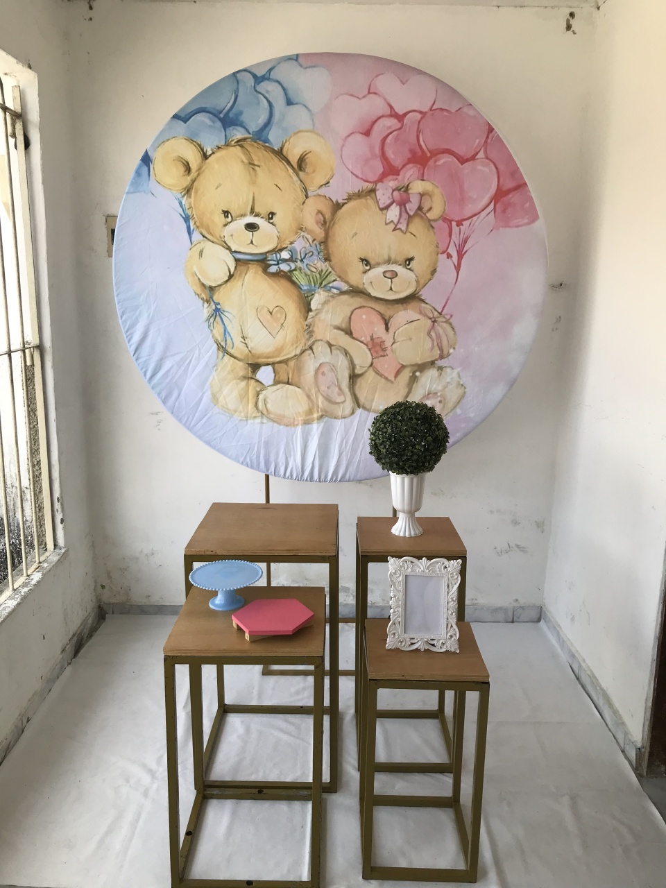 Ursinhos Chá Revelação Composição - Artes e Encantos locações