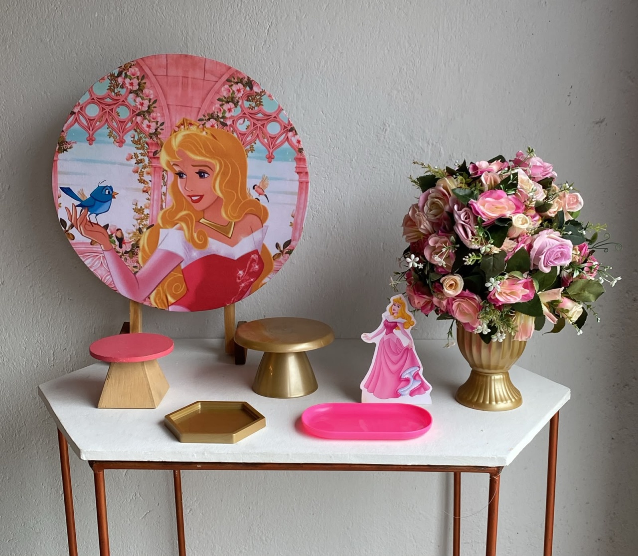 Princesa Aurora Bela Adormecida Mini Kit 3 - Artes e Encantos locações