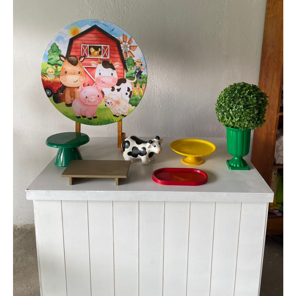 Mini Kit Fazendinha (Não Inclui Mesa) - Artes e Encantos locações