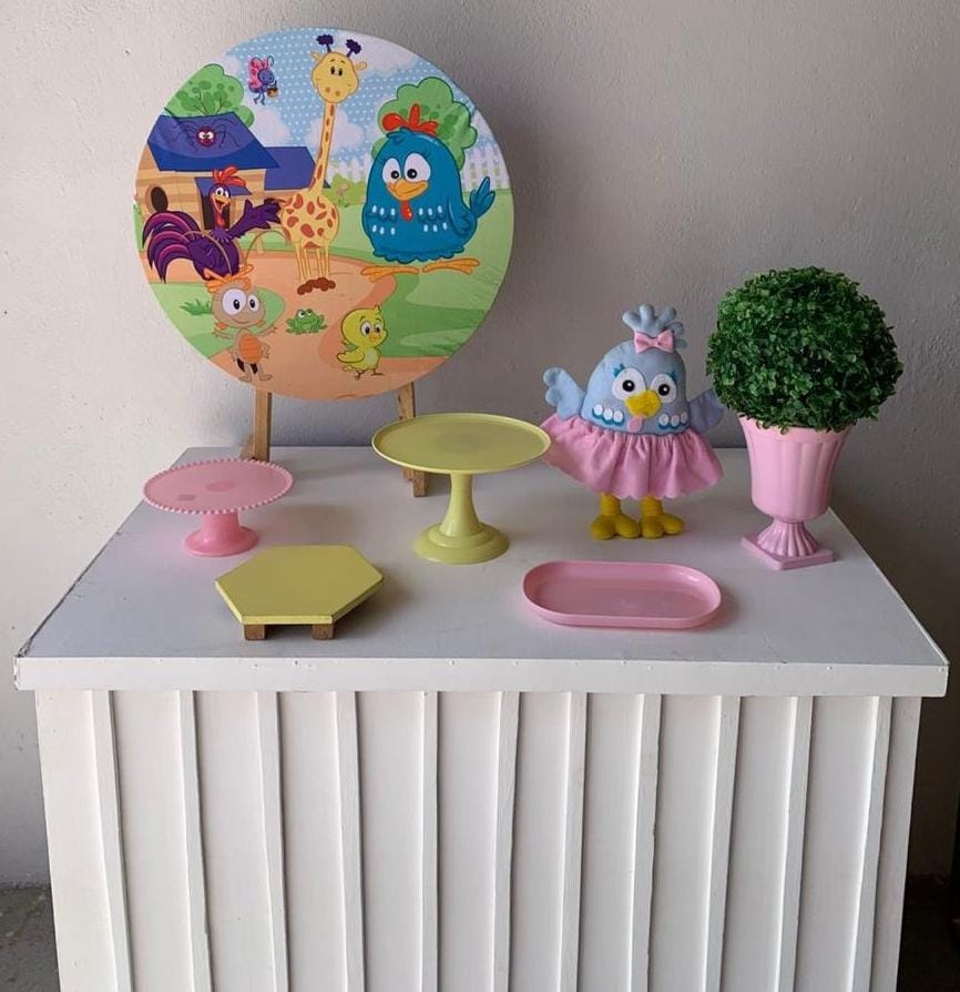 Galinha Pintadinha Mini Kit 10 - Artes e Encantos locações