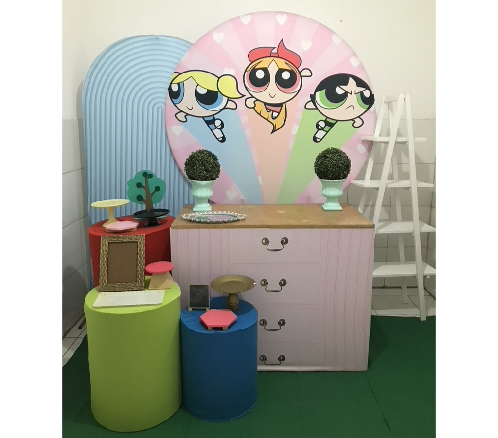 As Meninas Super Poderosas Kit Diamante + Adicional Escada G - Artes e Encantos locações