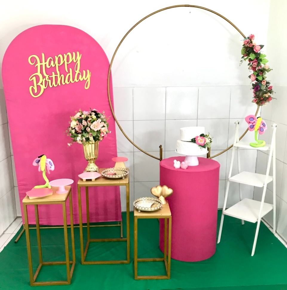Rosa Pink Composição - Artes e Encantos locações