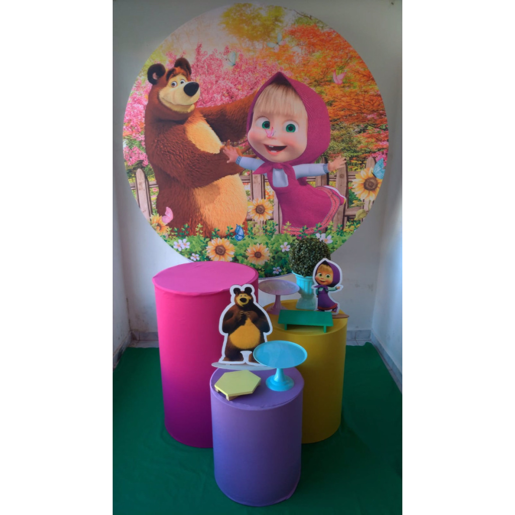 Masha E O Urso Kit Prata - Artes e Encantos locações