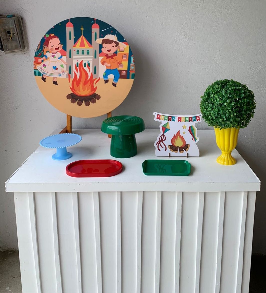 Arraiá, Junino, São João Mini Kit 20 - Artes e Encantos locações