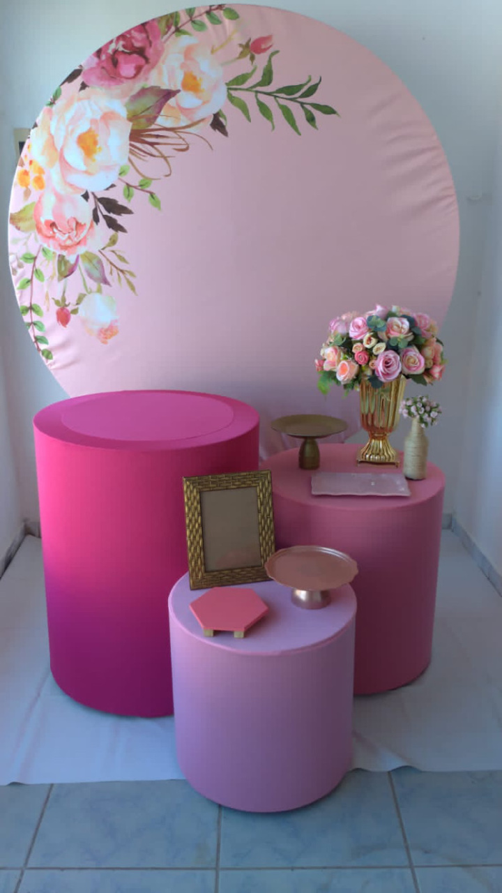 Rosa Floral Lateral Kit Prata (3) - Artes e Encantos locações