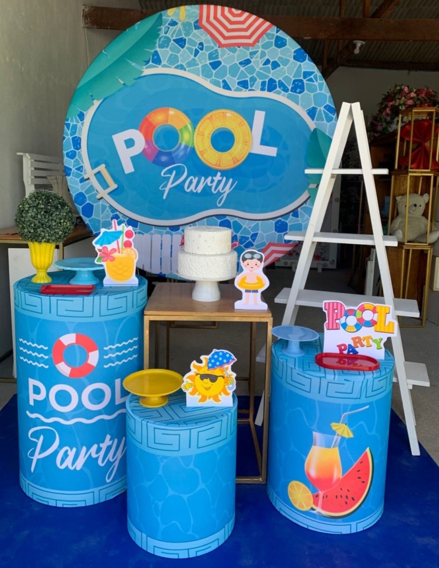 Pool Party Kit Ouro 11 - Artes e Encantos locações