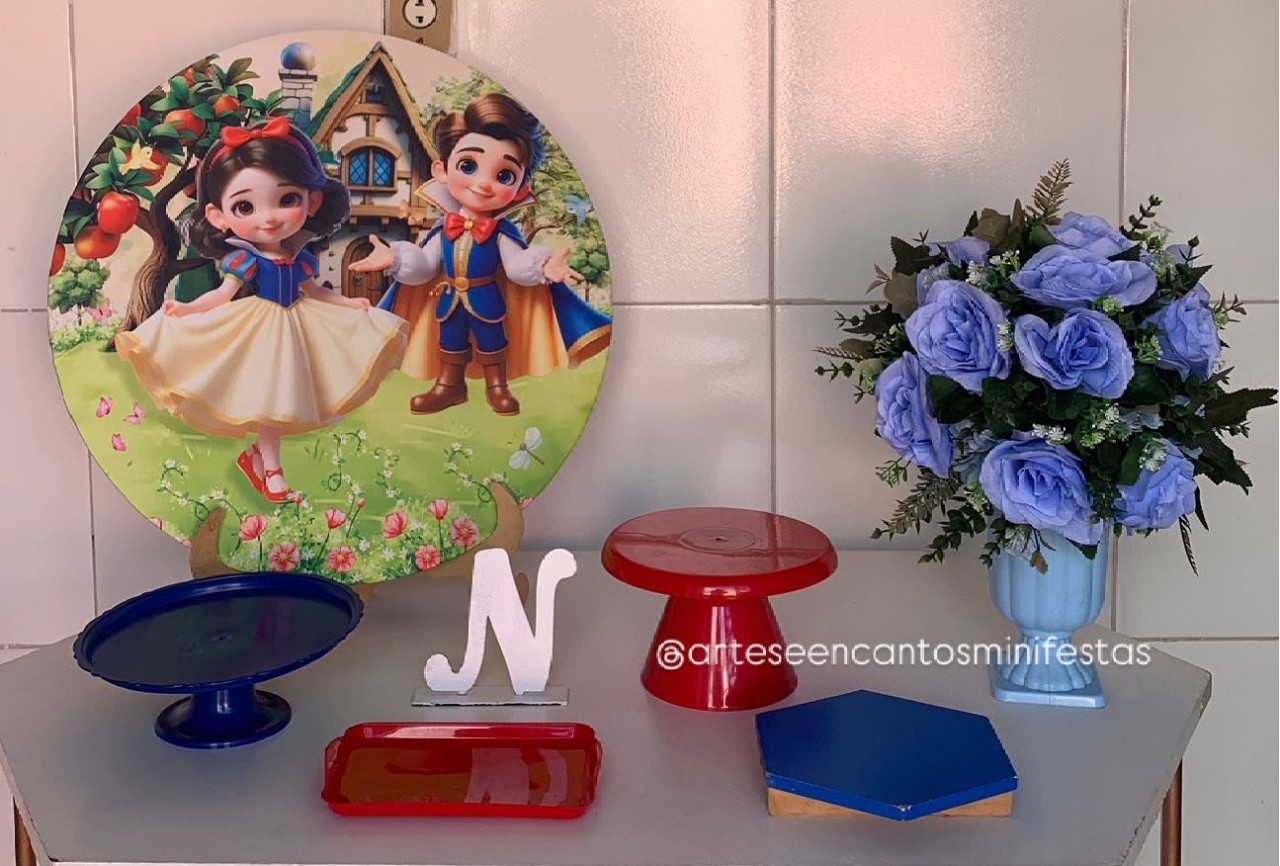Mini Kit Branca de Neve (5)  - Artes e Encantos locações