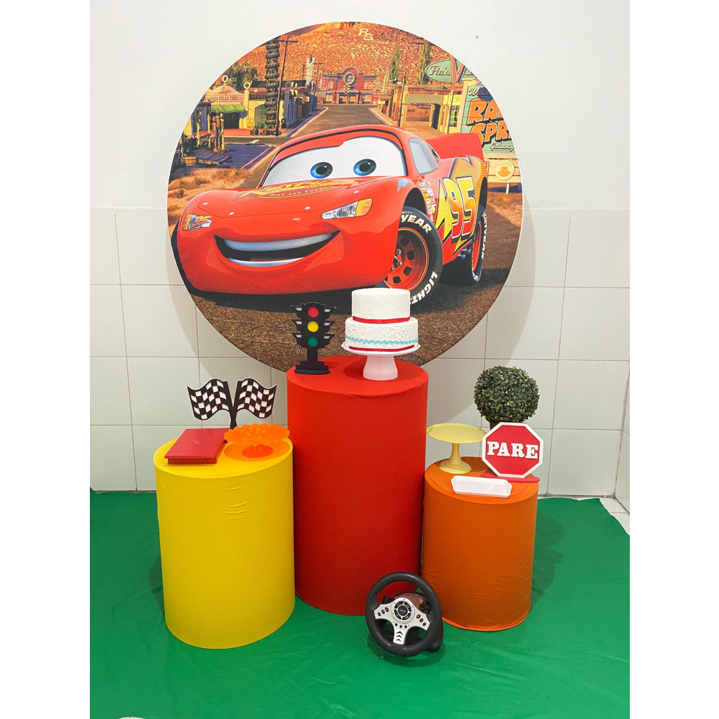 Relâmpago Mcqueen Kit Prata - Artes e Encantos locações
