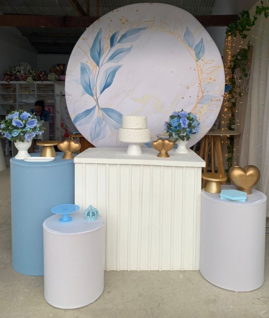 Azul Floral Kit Ouro Plus - Artes e Encantos locações