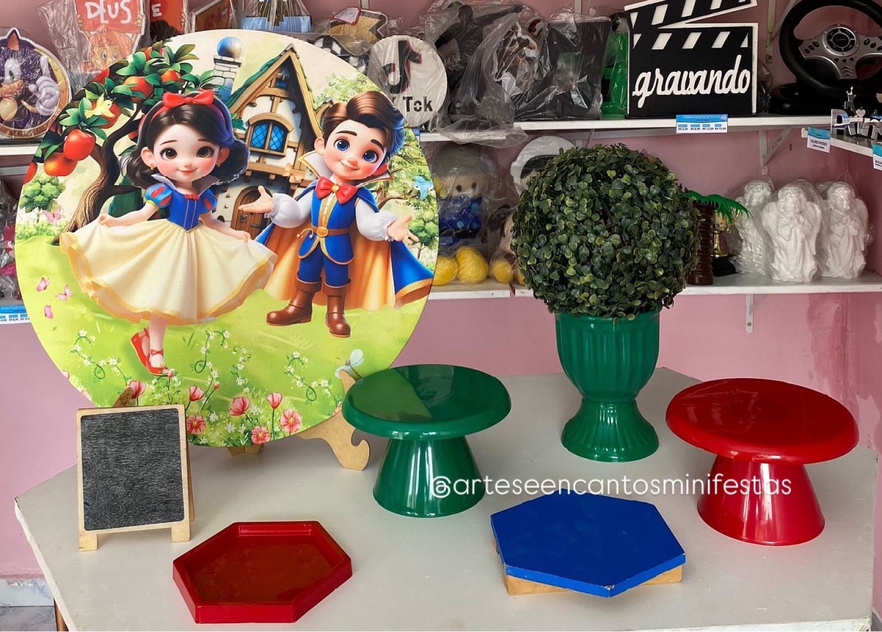 Mini Kit Branca de Neve (3)  - Artes e Encantos locações