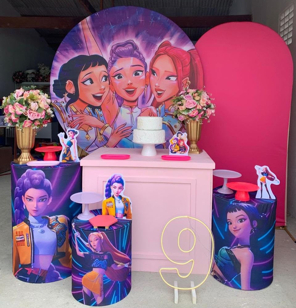 Guerreiras Do K Pop Kit Diamante Com Número de Led Peg - Artes e Encantos locações