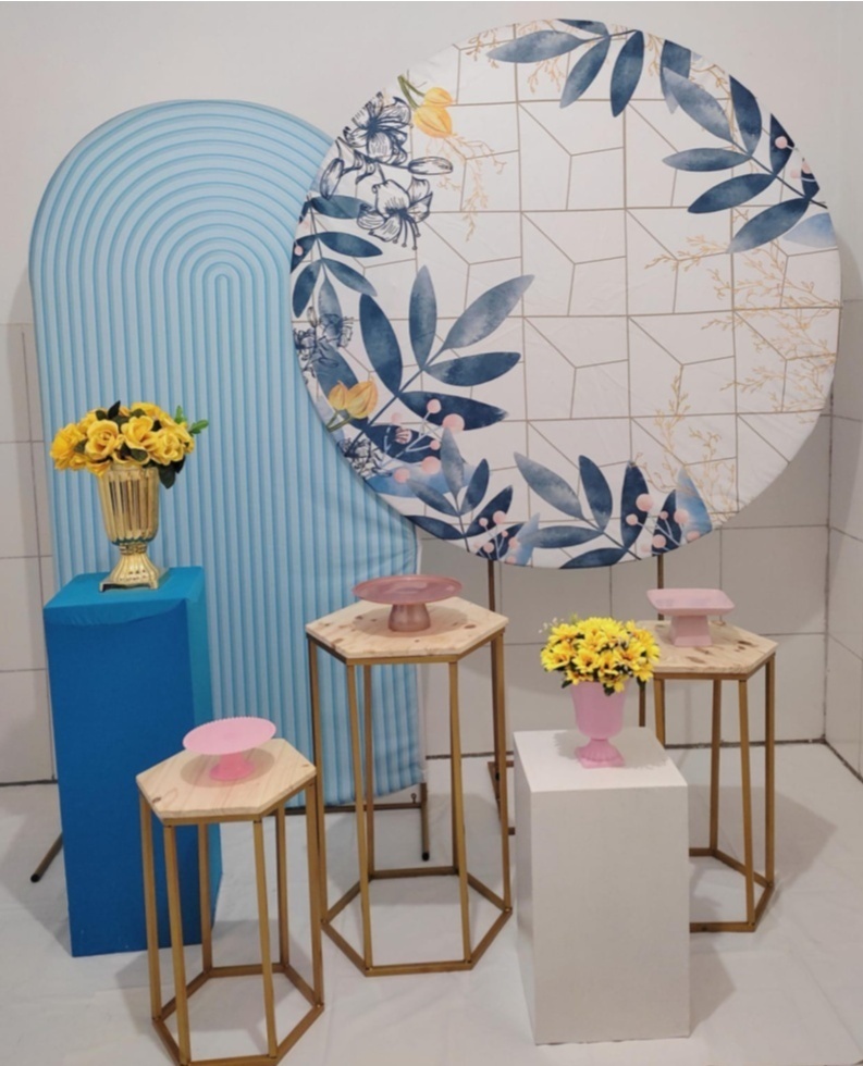 Azul E Rosa Composição 5 - Artes e Encantos locações