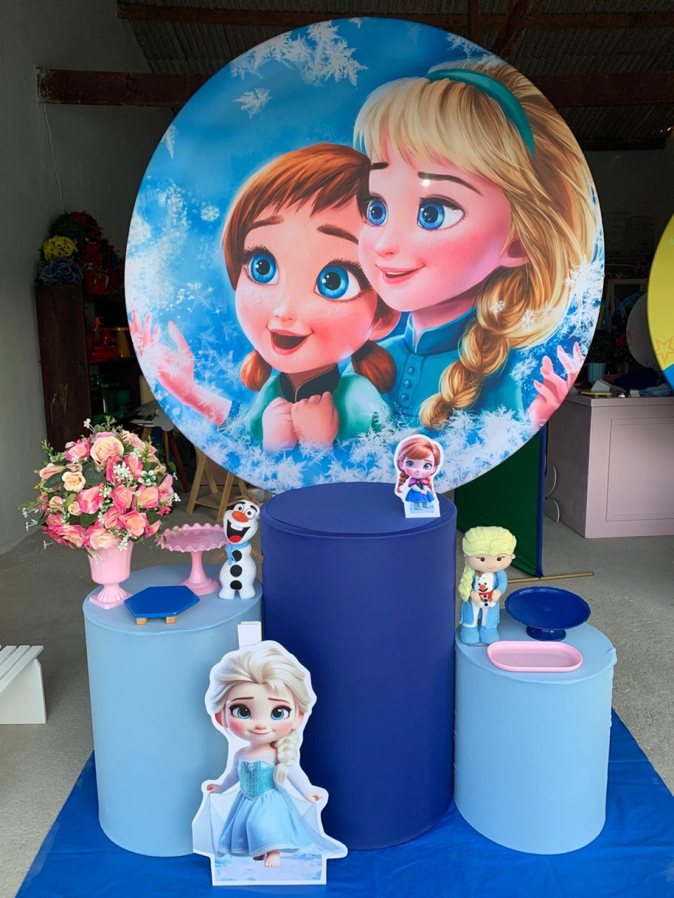 Frozen Ana E Elza Composicao 4 - Artes e Encantos locações