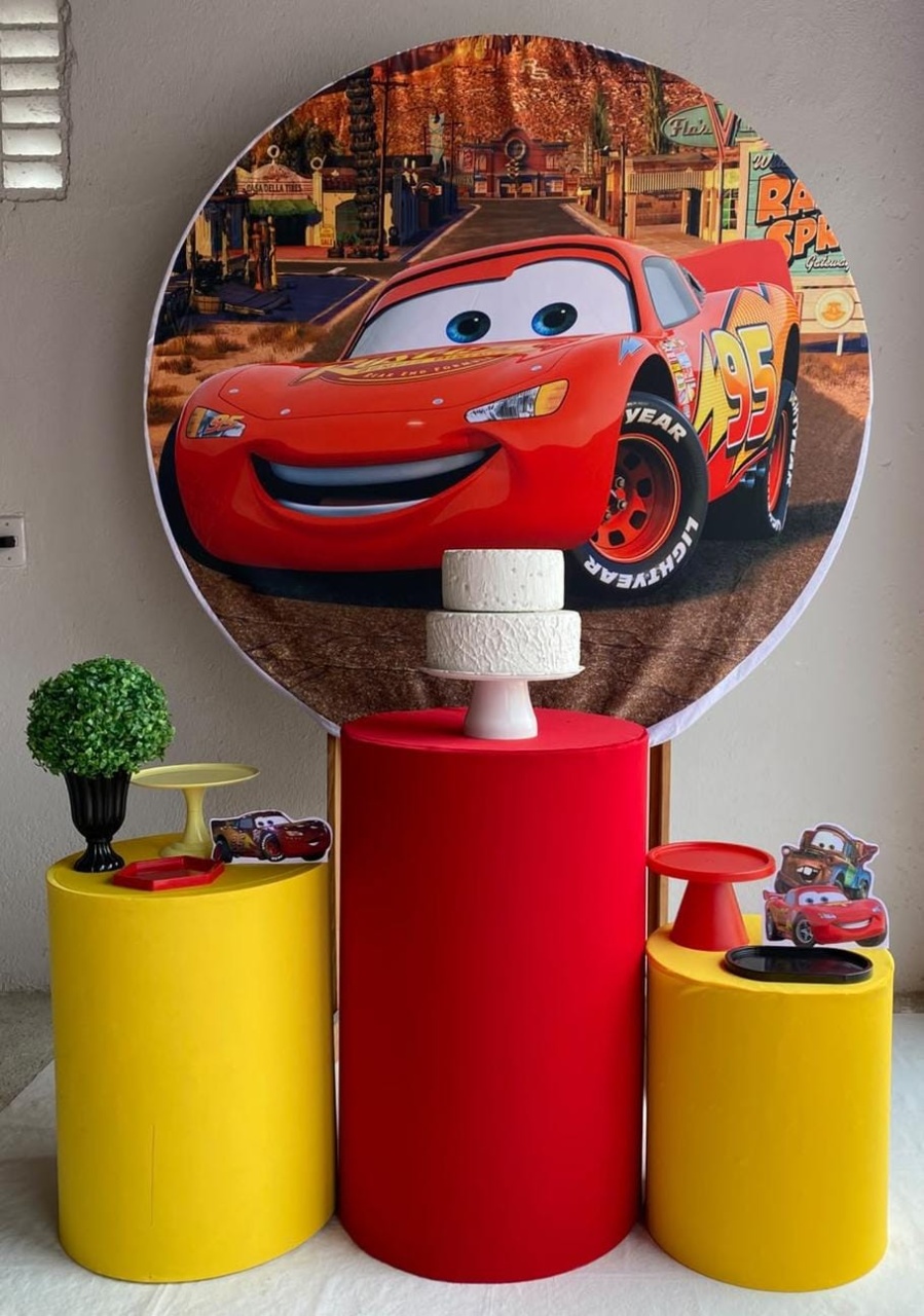Relâmpago Mcqueen Kit Prata 7 - Artes e Encantos locações