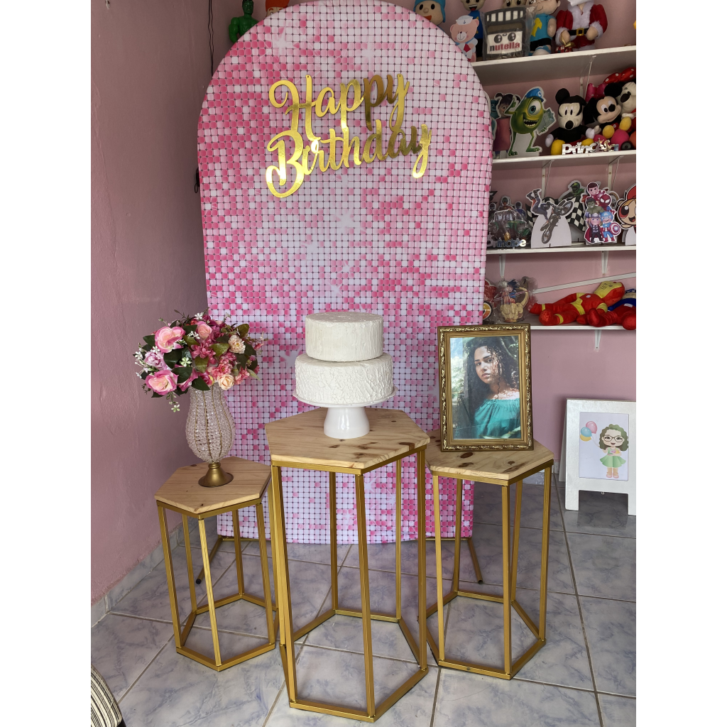 Composição Rosa Pink - Artes e Encantos locações