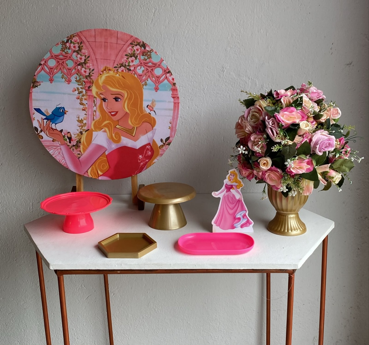 Princesa Aurora Bela Adormecida Mini Kit 4 - Artes e Encantos locações
