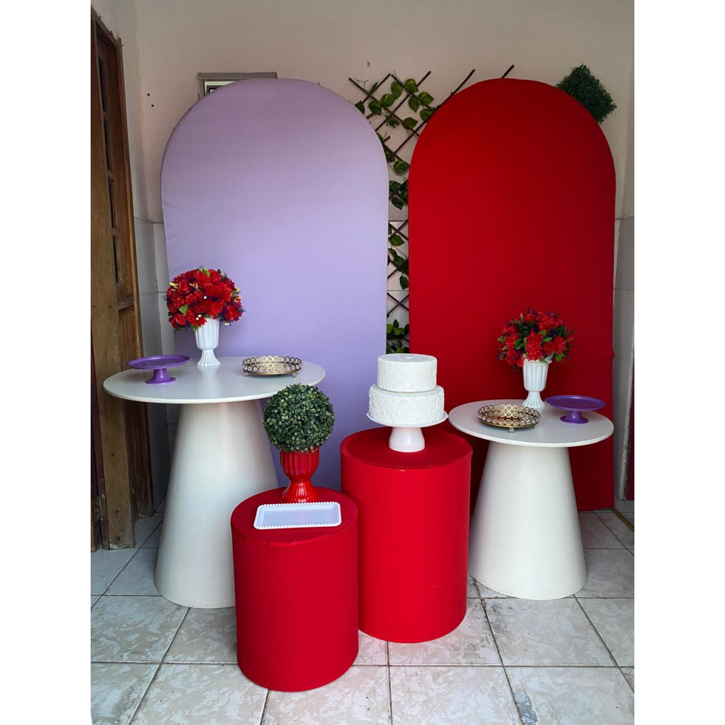 Lilás E Vermelho Composição - Artes e Encantos locações