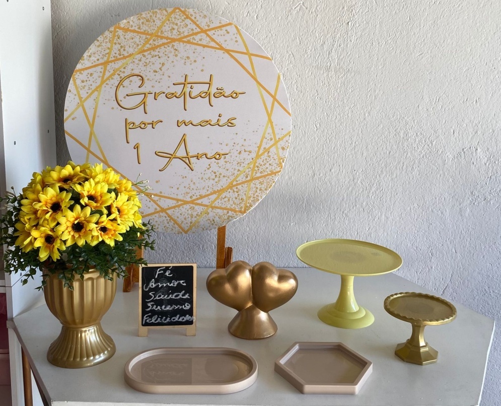 Mini Kit Gratidão Por Mais 1 Ano` - Artes e Encantos locações