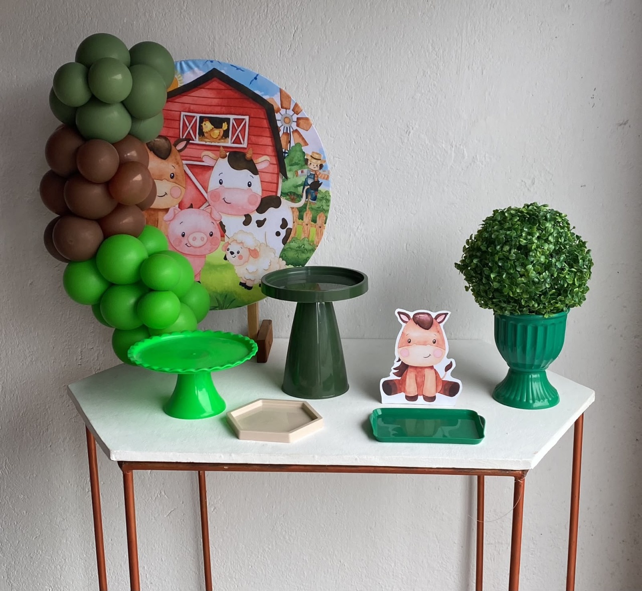 Fazendinha Mini Kit Com Balões 5 - Artes e Encantos locações