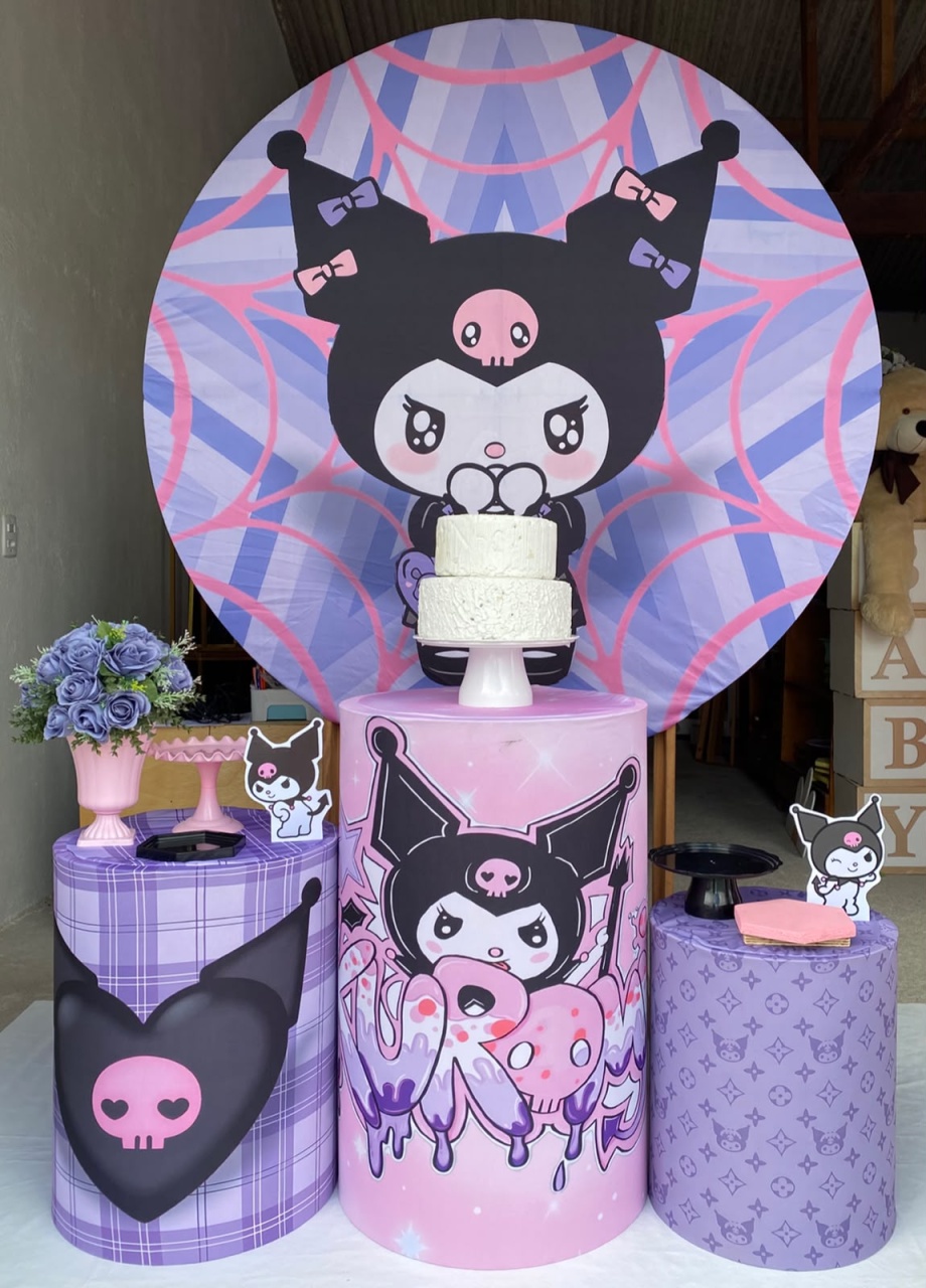 Kuromi Kit Prata 15 - Artes e Encantos locações