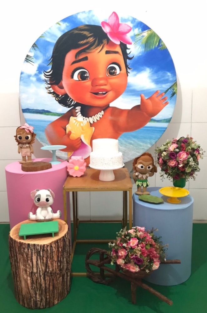 Moana Baby Kit Ouro - Artes e Encantos locações