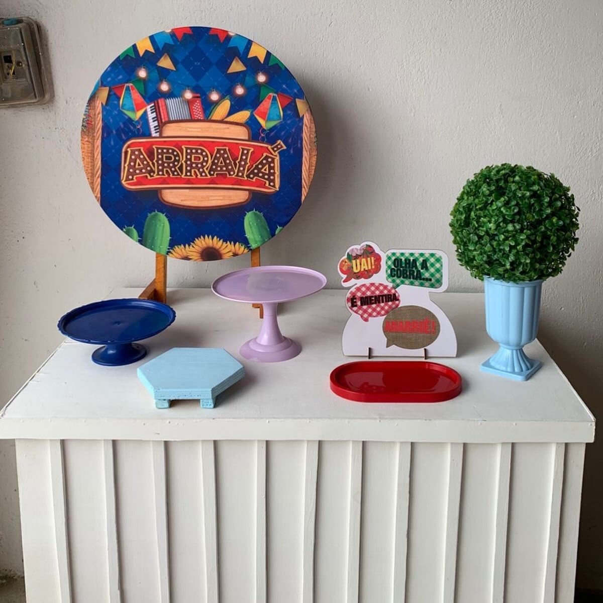 Arraiá, Junino, São João Mini Kit 33 - Artes e Encantos locações