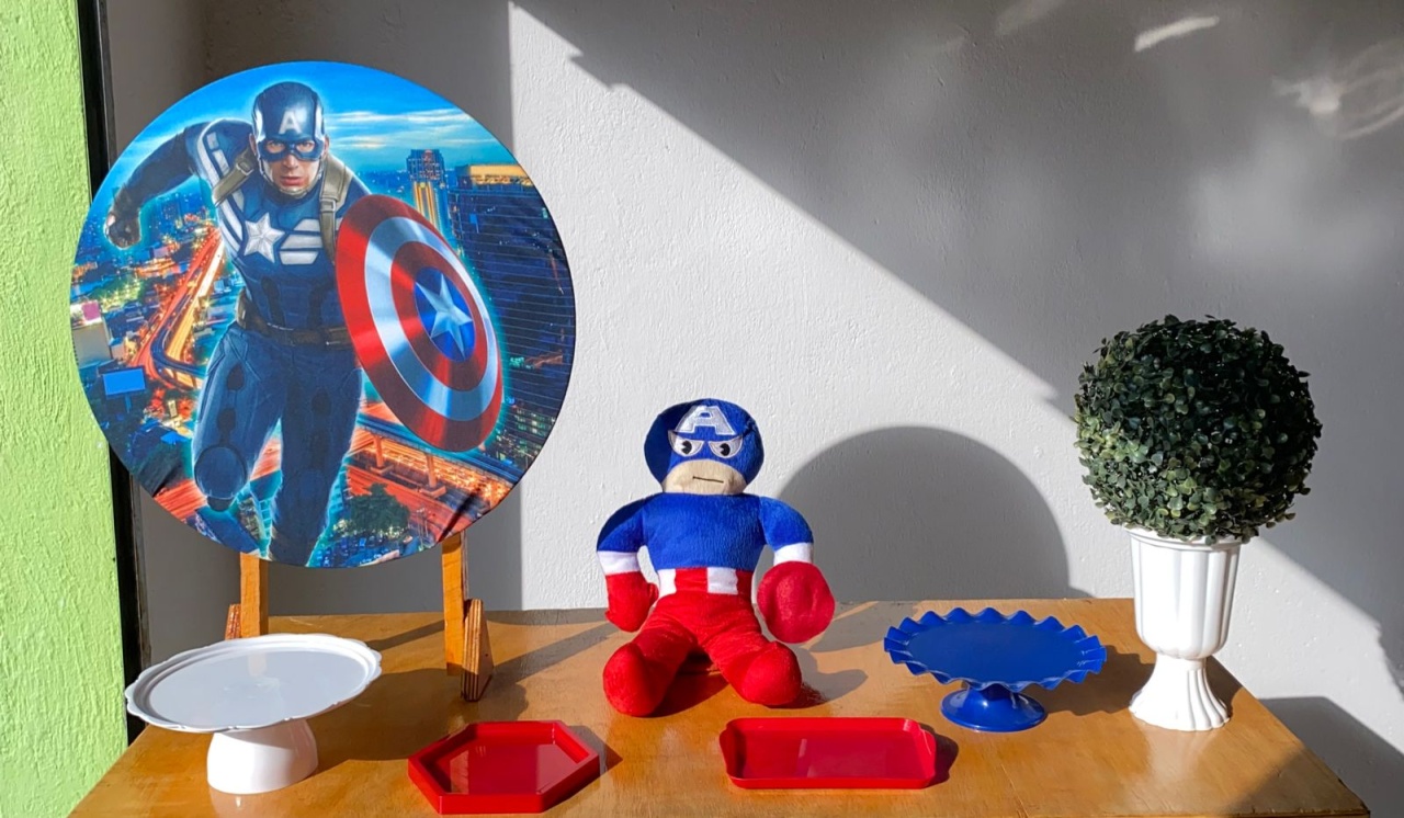 Mini Kit Capitão América 6 - Artes e Encantos locações