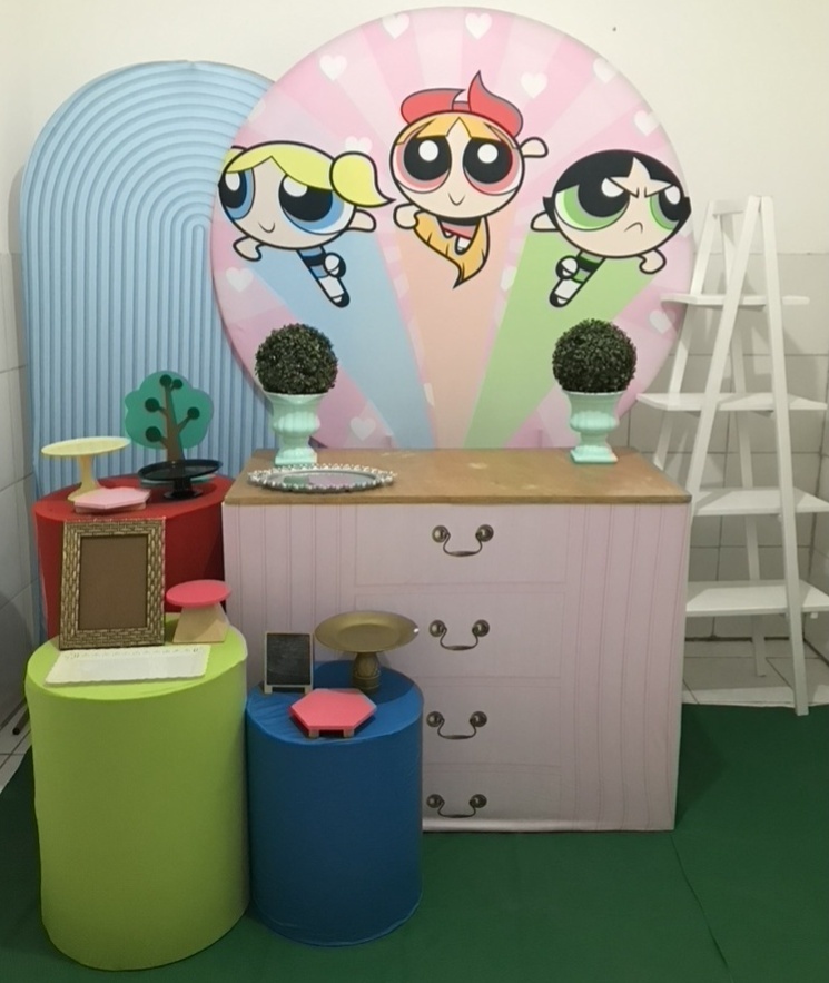 As Meninas Super Poderosas Kit Diamante + Adicional Escada G - Artes e Encantos locações