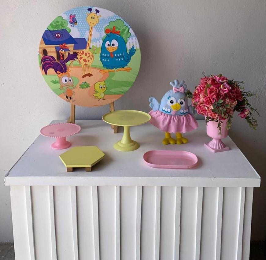 Galinha Pintadinha Mini Kit 9 - Artes e Encantos locações