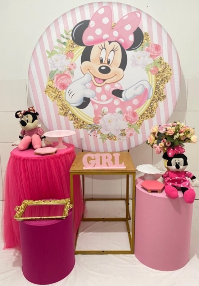 Minnie Rosa Kit Ouro - Artes e Encantos locações
