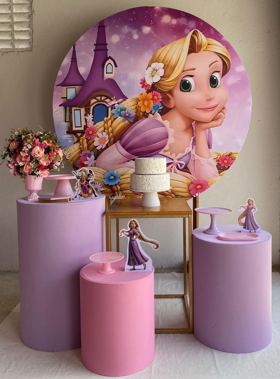 Enrolados Princesa Rapunzel Kit Ouro 4 - Artes e Encantos locações