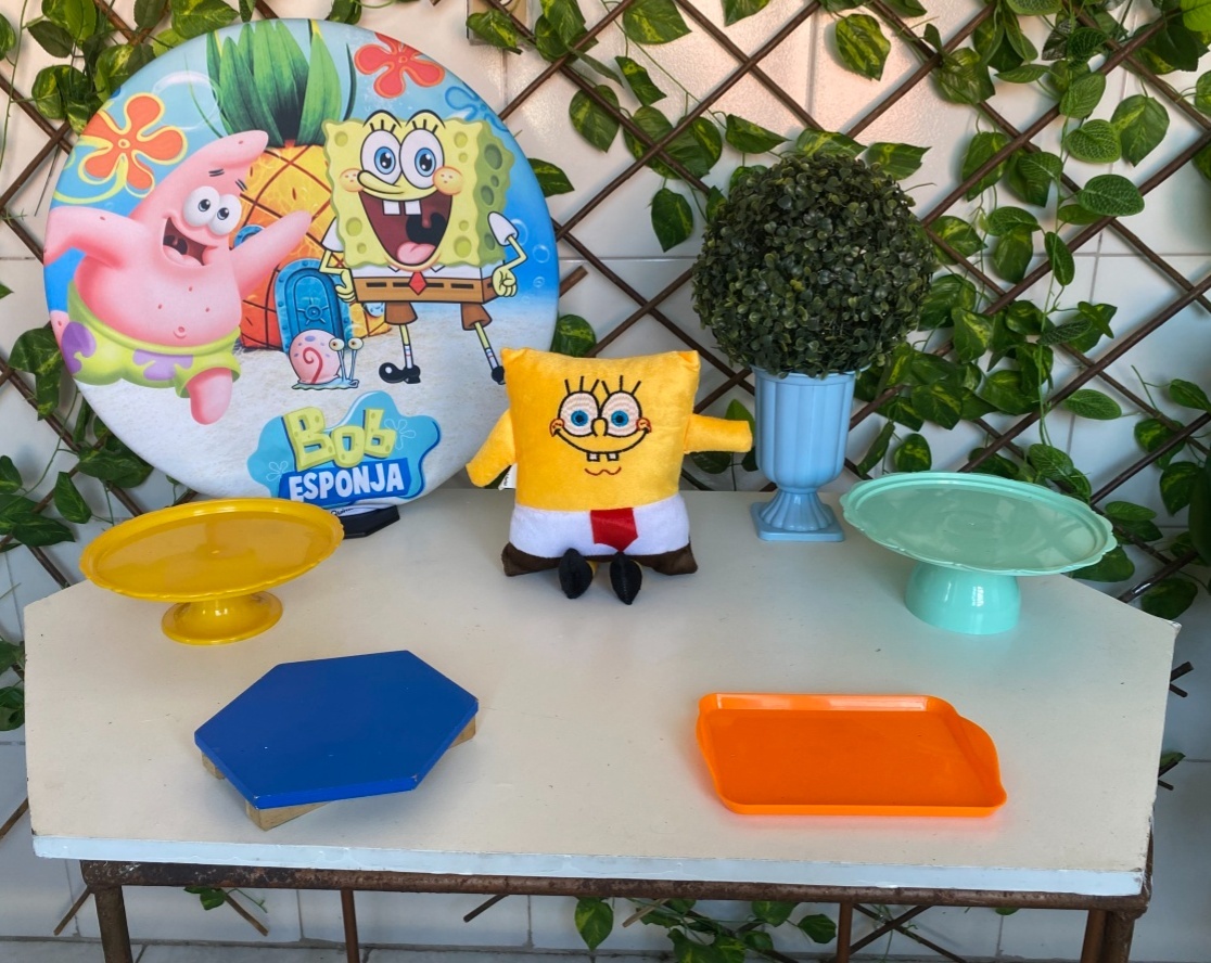 Mini Kit Bob Esponja  - Artes e Encantos locações