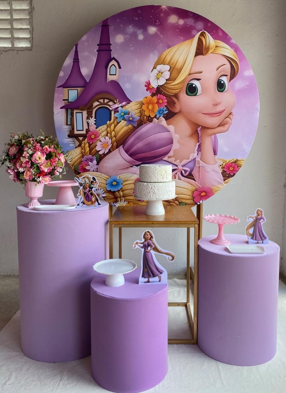 Enrolados Princesa Rapunzel Kit Ouro 1 - Artes e Encantos locações