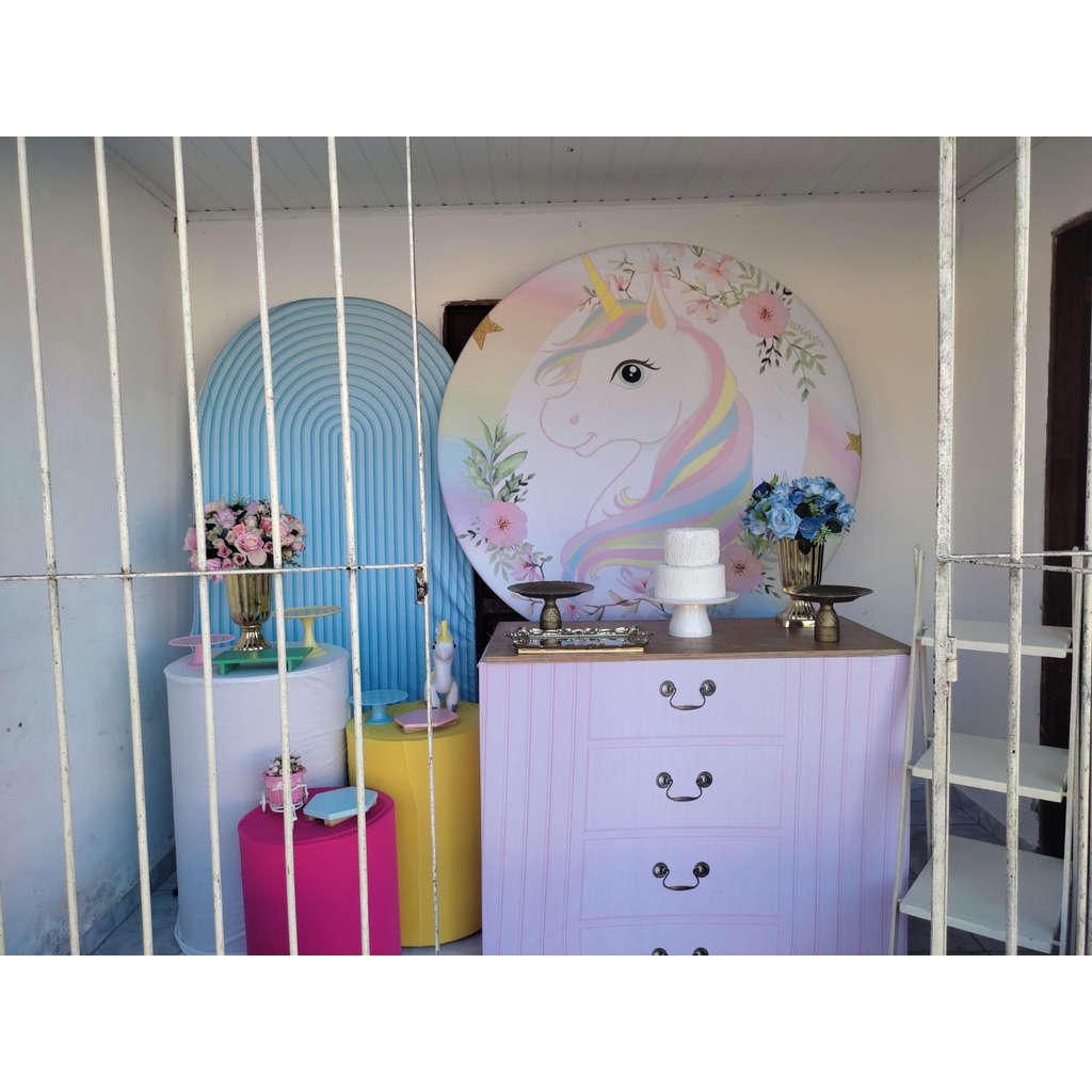 Unicórnio Kit Diamante + Adc Escadinha M - Artes e Encantos locações