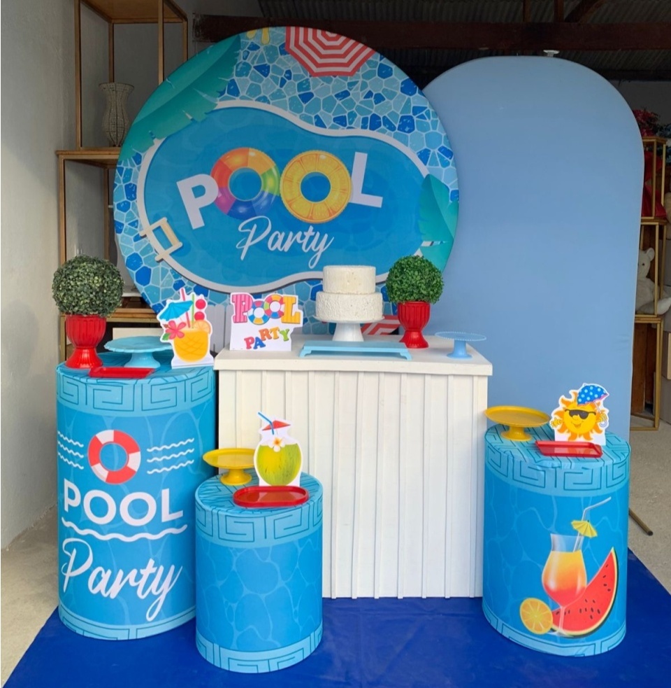 Pool Party Kit Diamante 7 - Artes e Encantos locações
