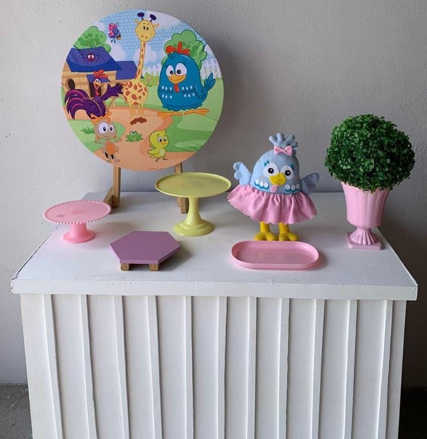 Galinha Pintadinha Mini Kit 14 - Artes e Encantos locações