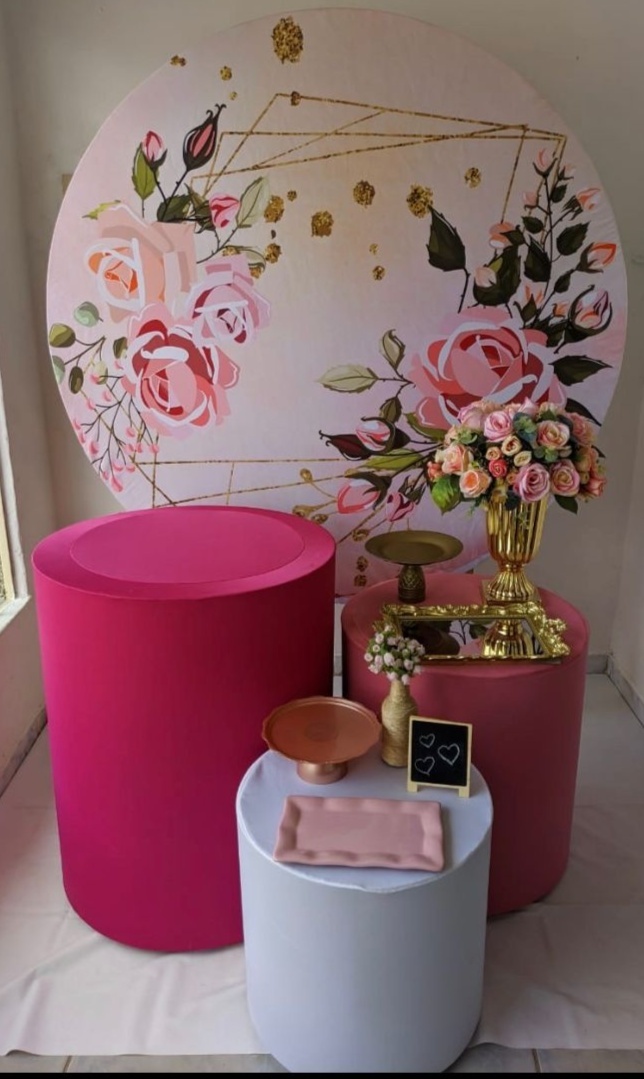 Rosa Floral Kit Prata - Artes e Encantos locações