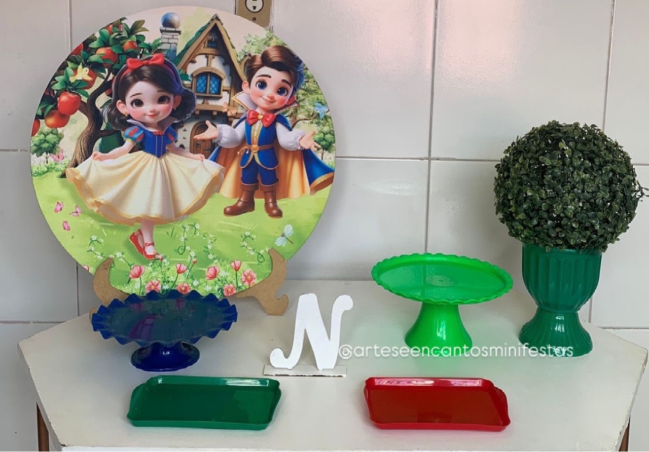 Mini Kit Branca de Neve (6) - Artes e Encantos locações