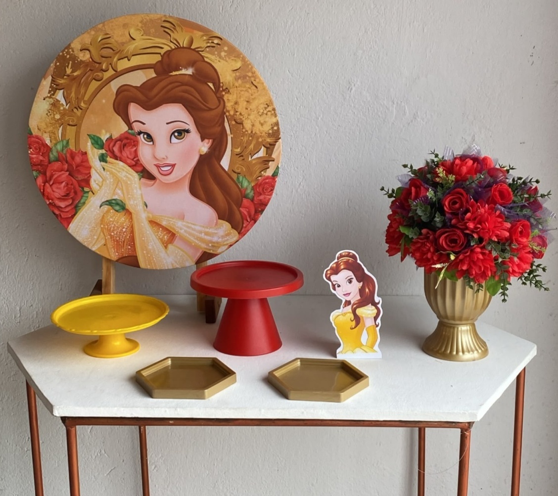 A Bela E A Fera Mini Kit 4 - Artes e Encantos locações