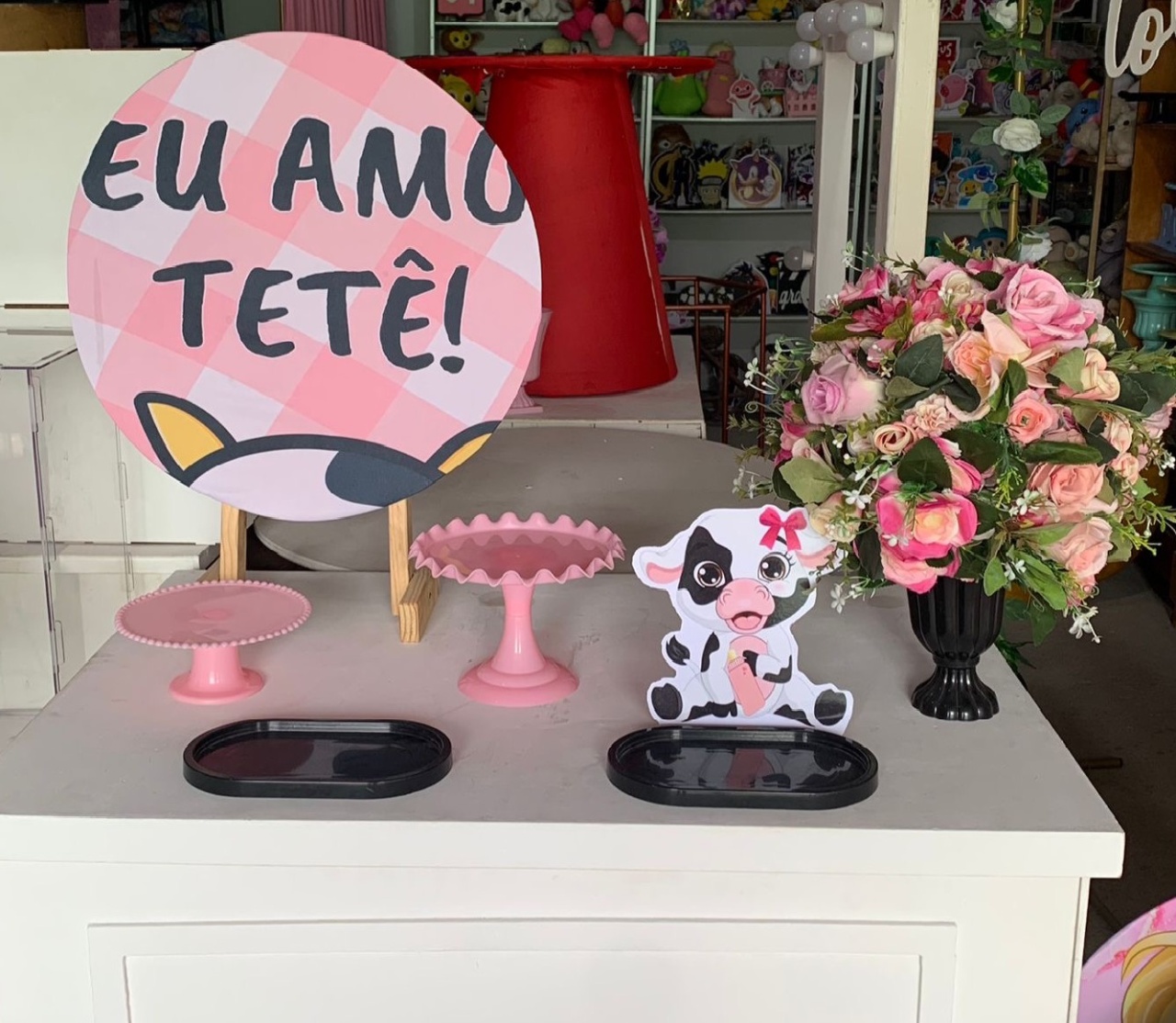 Mini Kit Vaquinha Eu Amo Tetê - Artes e Encantos locações