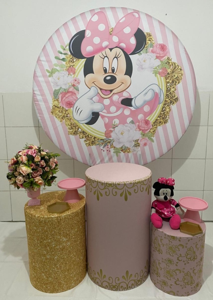 Minnie Rosa Kit Prata (4) - Artes e Encantos locações