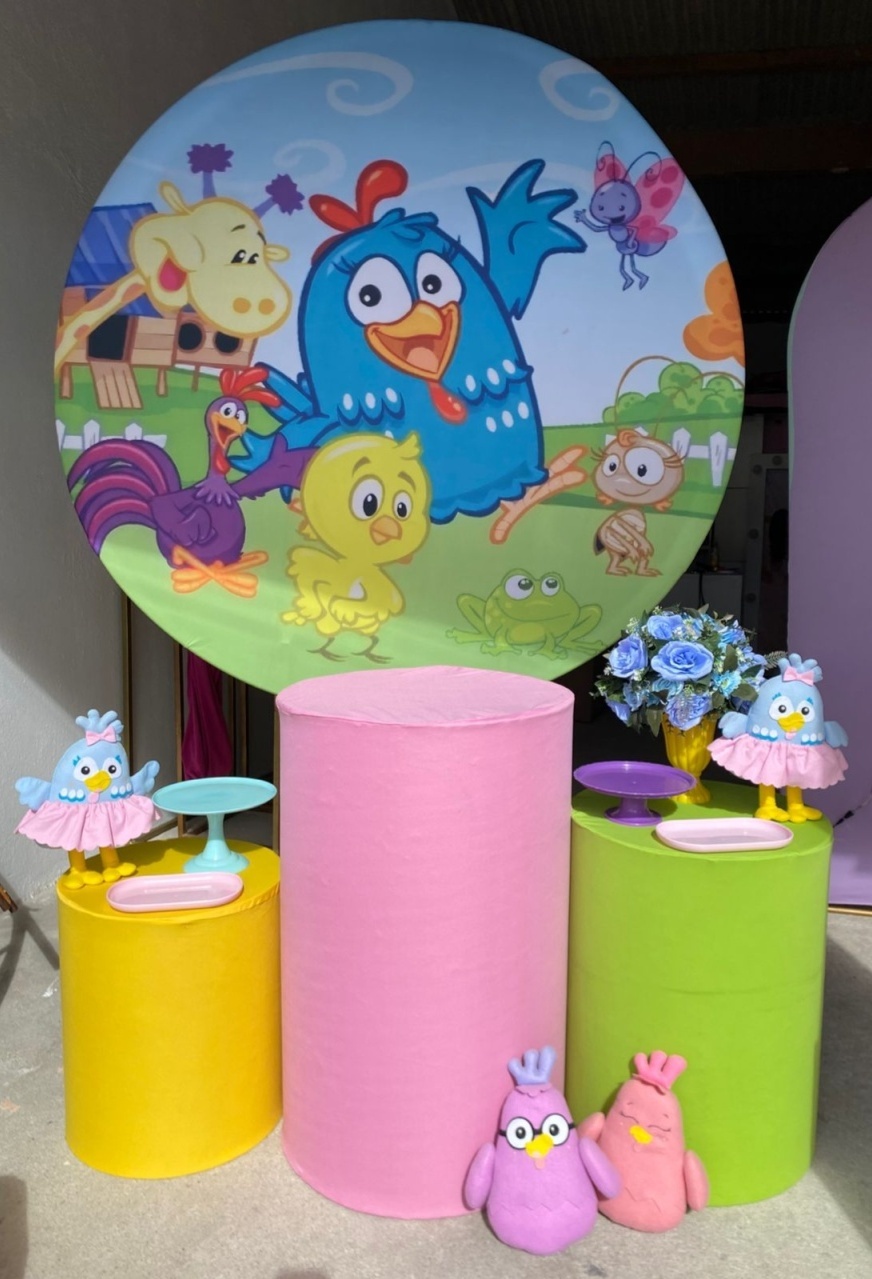 Galinha Pintadinha Kit Prata - Artes e Encantos locações