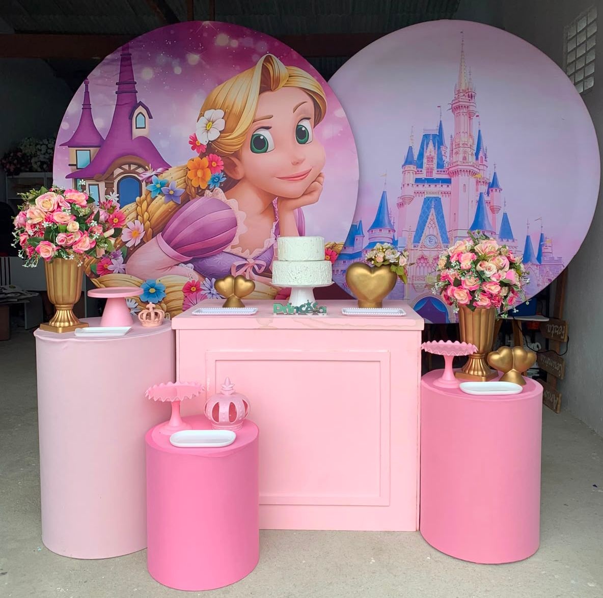 Enrolados Princesa Rapunzel Composição 1 - Artes e Encantos locações