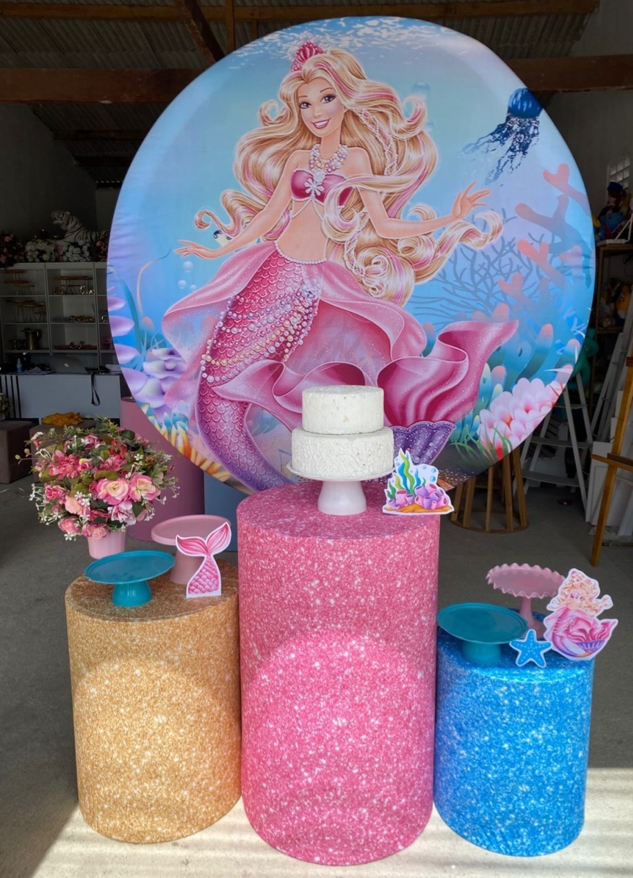 Barbie Sereia Kit Prata - Artes e Encantos locações