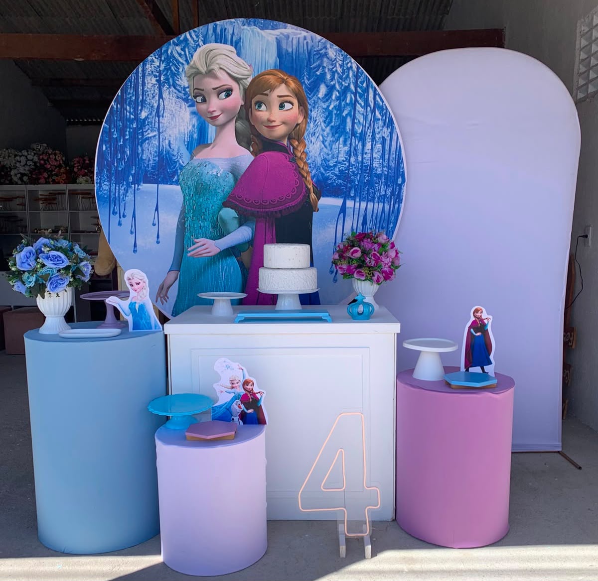 Frozen Kit Diamante Com Número de Led 17 - Artes e Encantos locações